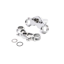 LOS364006 Promoto Triple Clamp Set silber / ALU